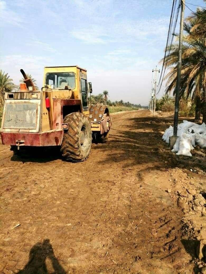 مديرية الطرق والجسور بكربلاء تستأنف أعمالها في قضاء الحسينية