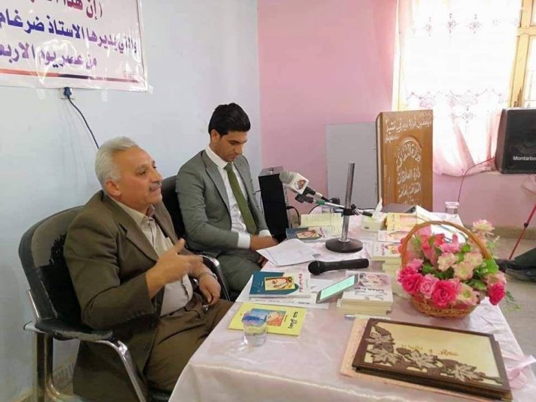 البيت الثقافي في الهندية يحتفي بمنجزين جديدين للأديب (حاتم عباس بصيلة)