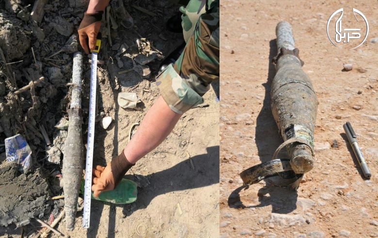 كربلاء.. قسم مكافحة المتفجرات ينجح برفع (مقذوف حربي) من أحد الأحياء السكنية