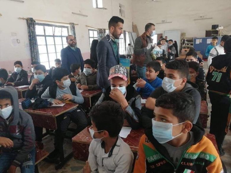 حملات وإجراءات وقائية شهدتها مدارس كربلاء لمواجهة فيروس (كورونا)