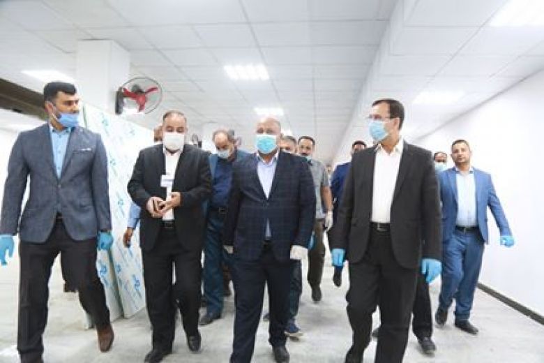 محافظ كربلاء المقدسة يطلع ميدانياً على العمل في مشروع (ردهة الحياة) بمستشفى الهندية العام