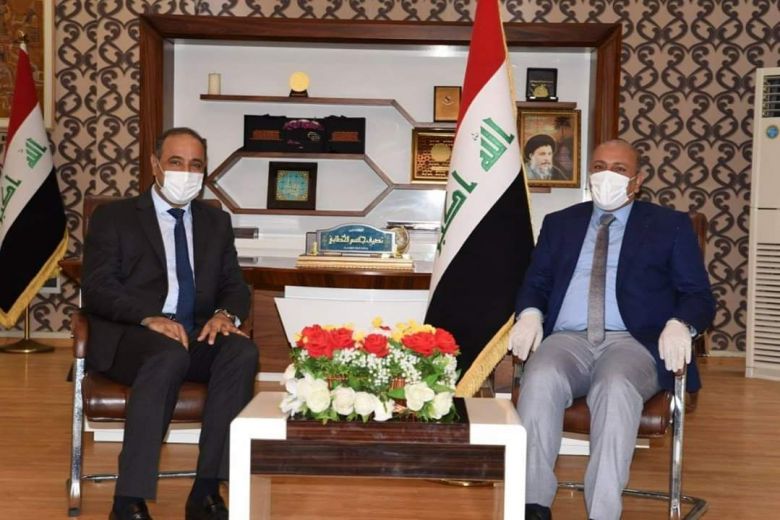 محافظ كربلاء المقدسة يستقبل وزير الثقافة والسياحة لبحث الواقع السياحي في المحافظة