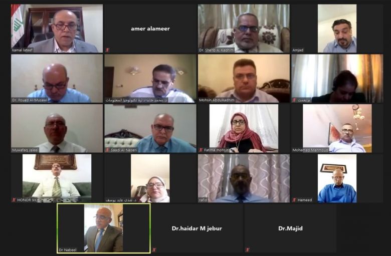 وزير التعليم يترأس اجتماع هيأة الرأي في العلوم والتكنولوجيا ويستكملون مشروع قانون هيأة البحث العلمي