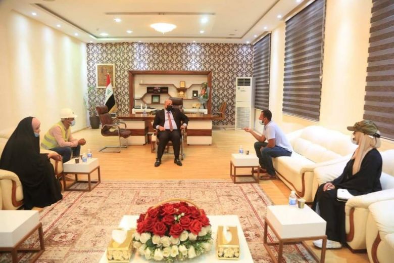 محافظ كربلاء المقدسة يؤكد دعمه ومساندته لحقوق متظاهري مصفى كربلاء النفطي