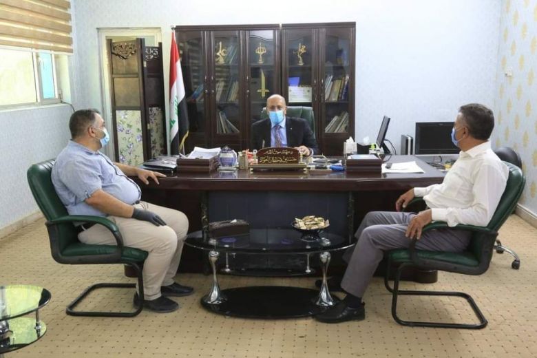 محافظ كربلاء المقدسة يزور مديرية الموارد المائية للوقوف على الخدمات المقدمة للمواطنين