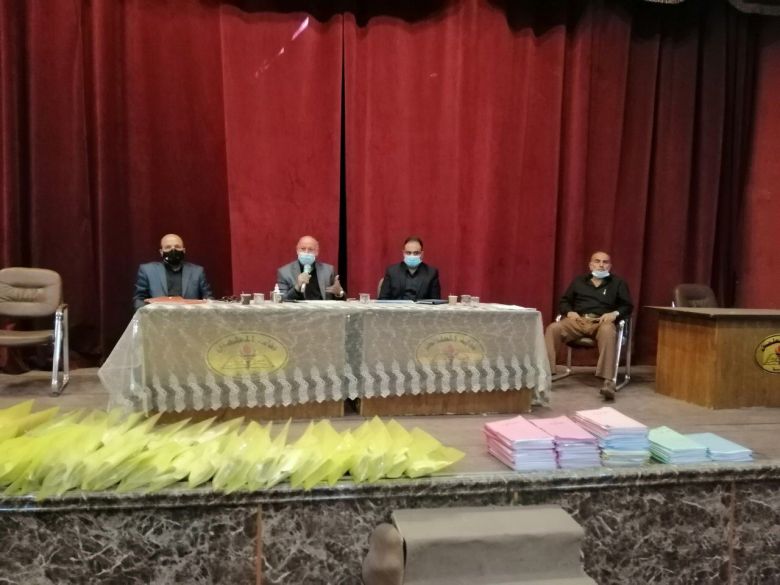 مديرية تربية كربلاء المقدسة تلتقي بإدارت المدارس لشرح آلية إجراء الإمتحانات الإعدادية