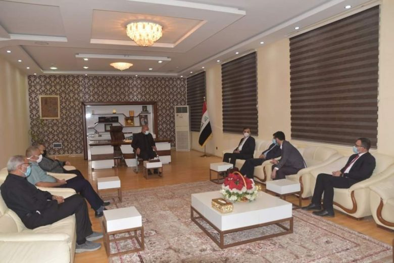 الخطابي يلتقي بالشركة التركية المنفذة لمشروع مستشفى الامام الحسن _عليه السلام _(المستشفى التركي )