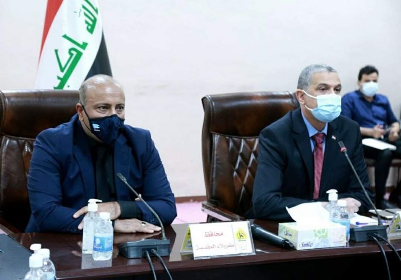 محافظ كربلاء المقدسة ووزير الداخلية يعقدان إجتماعاً هاماً لمراجعة الخطة الأمنية لزيارة الأربعين