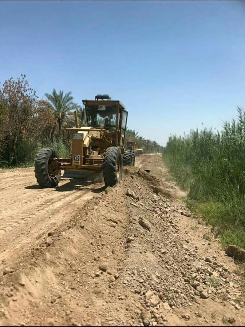 طرق وجسور كربلاء تستأنف العمل بمشروع طريق الزعبية الجنوبية