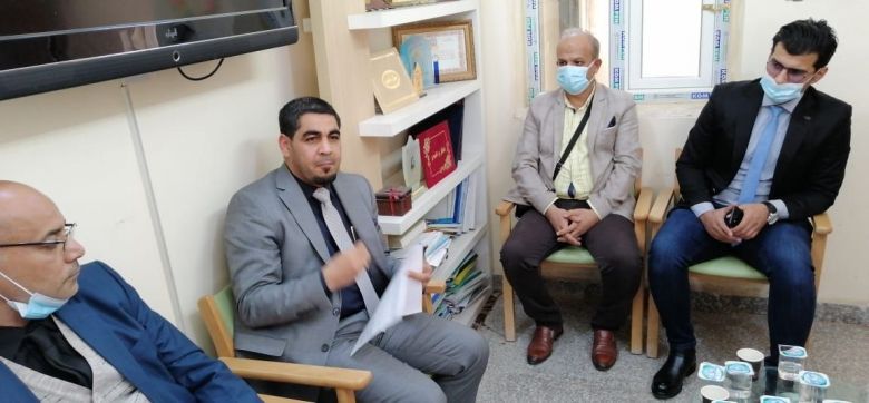 صحة كربلاء تستقبل وفد وزاري لمُتابعة سير العملية التدريبية في ظل جائحة  كُورونا