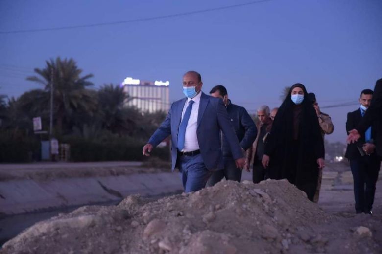 عكد بليبل، الكمالية، باب بغداد، محافظ كربلاء المقدسة يشرف ميدانياً على مشاريع خدمية هذه المناطق