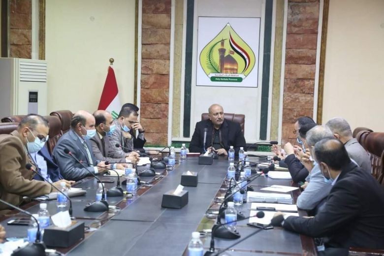 محافظ كربلاء المقدسة يعقد اجتماعاً ويضع الحلول لموضوع تشغيل المولدات الأهلية