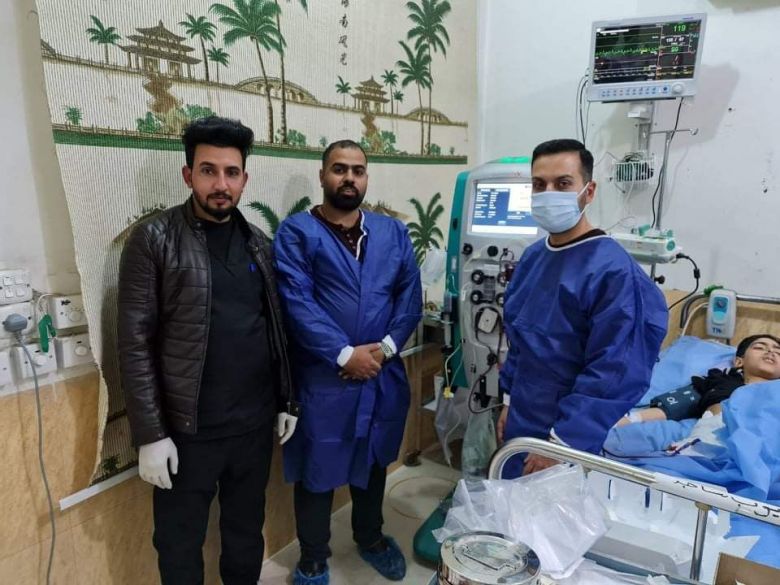 الجهد الطبي والصحي بمستشفى كربلاء التعليمي للأطفال ينقذ حياة  طفل