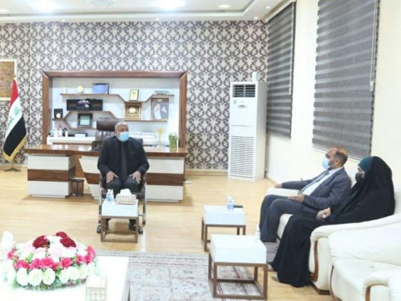 محافظ كربلاء المقدسة يستقبل نائبين عن كربلاء لمناقشة اليات دعم المحافظة