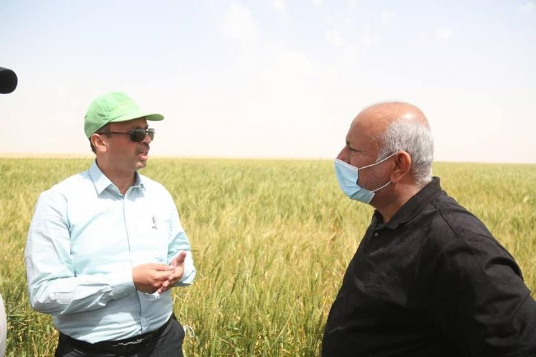 محافظ كربلاء المقدسة يطلع على المشاريع الزراعية في المحافظة ويشيد بالتقدم فيها