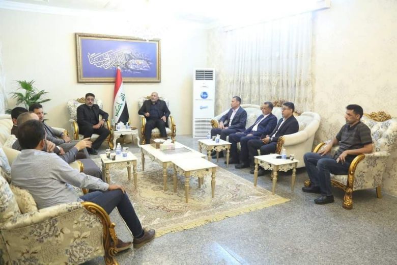محافظ كربلاء المقدسة يستقبل الهيئة الادارية لنادي كربلاء مؤكداً دعمه للنادي