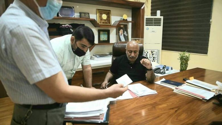 الخطابي يصادق على توزيع قطع اراضي في الوحدات الادارية في كربلاء