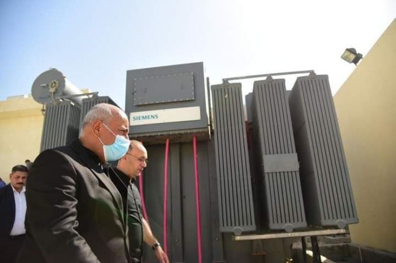 محافظ كربلاء المقدسة يزور عدد من محطات  توزيع الكهرباء  الثانوية