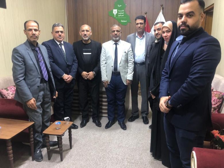 بعد ستة ايام من اجتماعها التأسيسي.. نقابة السياحيين العراقية فرع كربلاء تزور نقابة الصحفيين في المحافظة