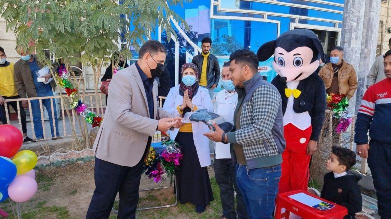 شد الهمة و اترك التدخين ... شعاراً رفعه مُستشفى كربلاء التعليمي للأطفال لاحتفاله باليوم الوطني للإمتناع عن التدخين