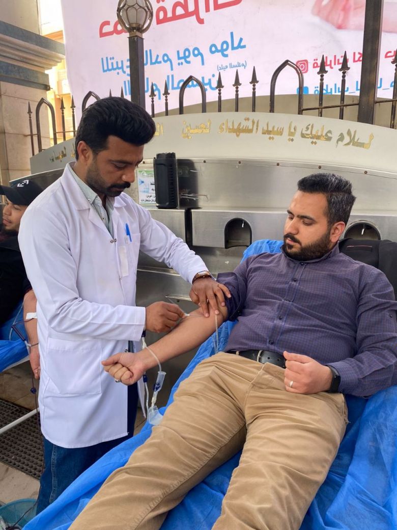 حملة قطرات.. للتبرع بالدم في كربلاء بمناسبة ولادة الائمة الأطهار
