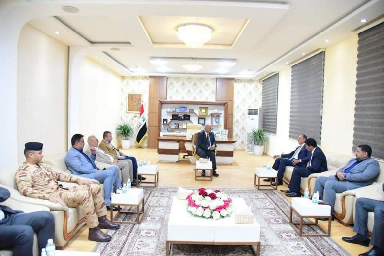 محافظ كربلاء المقدسة يجدد دعمه لنادي كربلاء الرياضي و يلتقي بوفد الاتحاد العراقيّ لكرةِ القدم