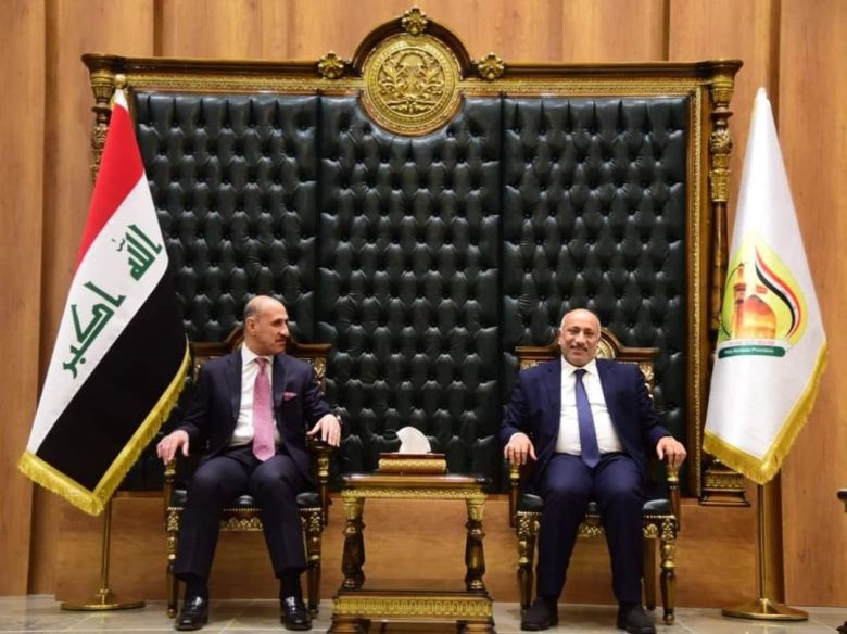 الخطابي يستقبل وزير الرياضة عدنان درجال