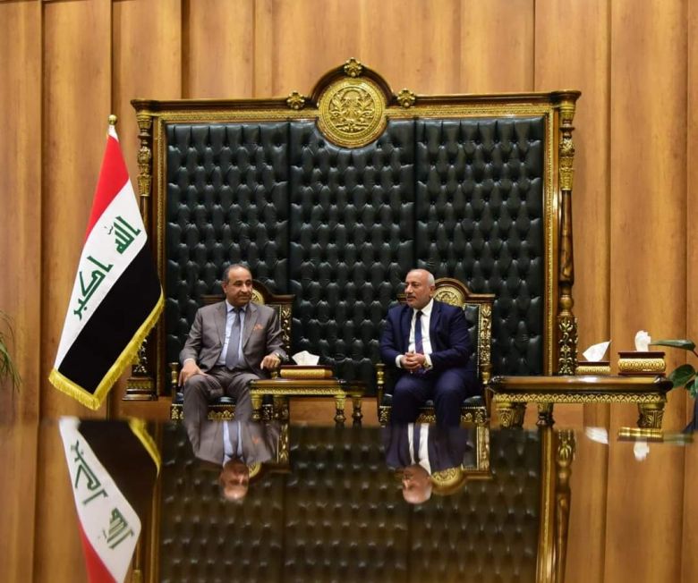 الخطابي يستقبل وزير الثقافة حسن ناظم