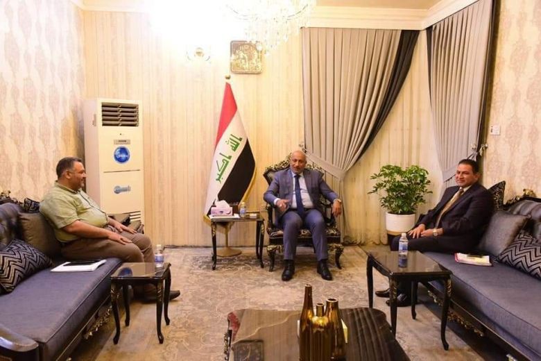 في لقاء مثمر.. الخطابي يجتمع بمديري زراعة كربلاء  والموارد المائية
