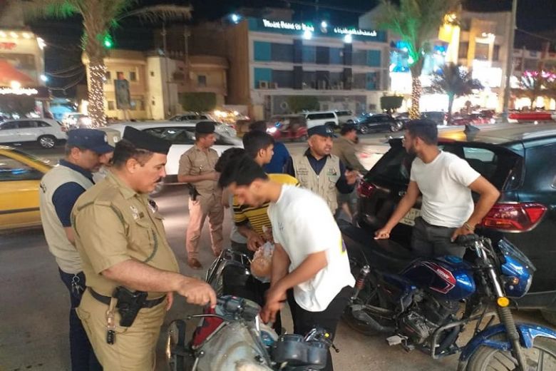 شرطة كربلاء تطلق حملة لفرض القانون