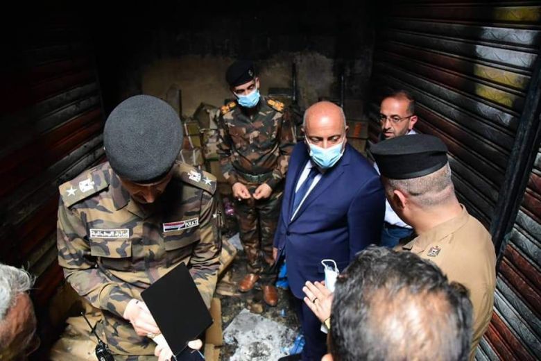 الخطابي يوجه بفتح تحقيق عاجل في حادثة حريق سوق الدهان