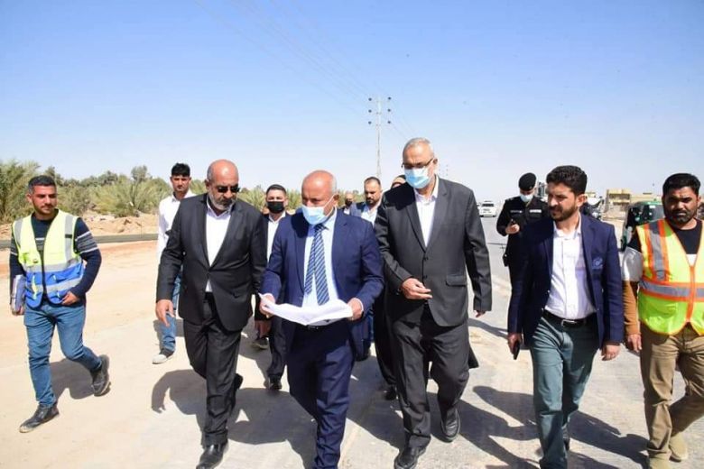 بطول (21 كيلومتراً).. تصاعد وتيرة الأعمال في مشروع الرابط الجنوبي (الحلقي) في كربلاء المقدسة