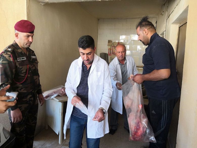 ضبط ومصادرة ربع طن من اللحوم الحمراء غير صالحة للاستهلاك البشري في الجدول الغربي