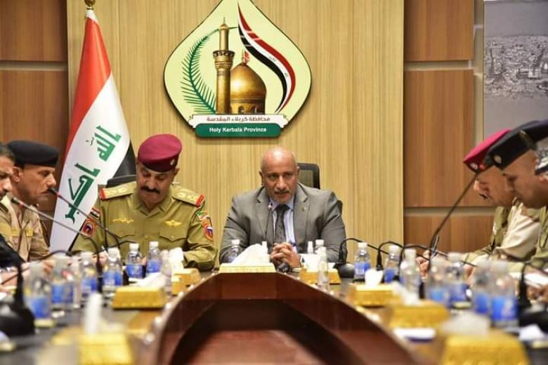 محافظ كربلاء : تنسيق عالٍ مع القيادات الأمنية لتأمين زيارة عرفة وعيد الاضحى المبارك