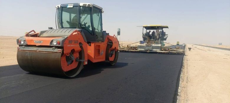 الطرق والجسور تكشف نسب انجاز بلغت ٨٦% في المر الثاني لطريق  كربلاء- الرزازة- الاخيضر