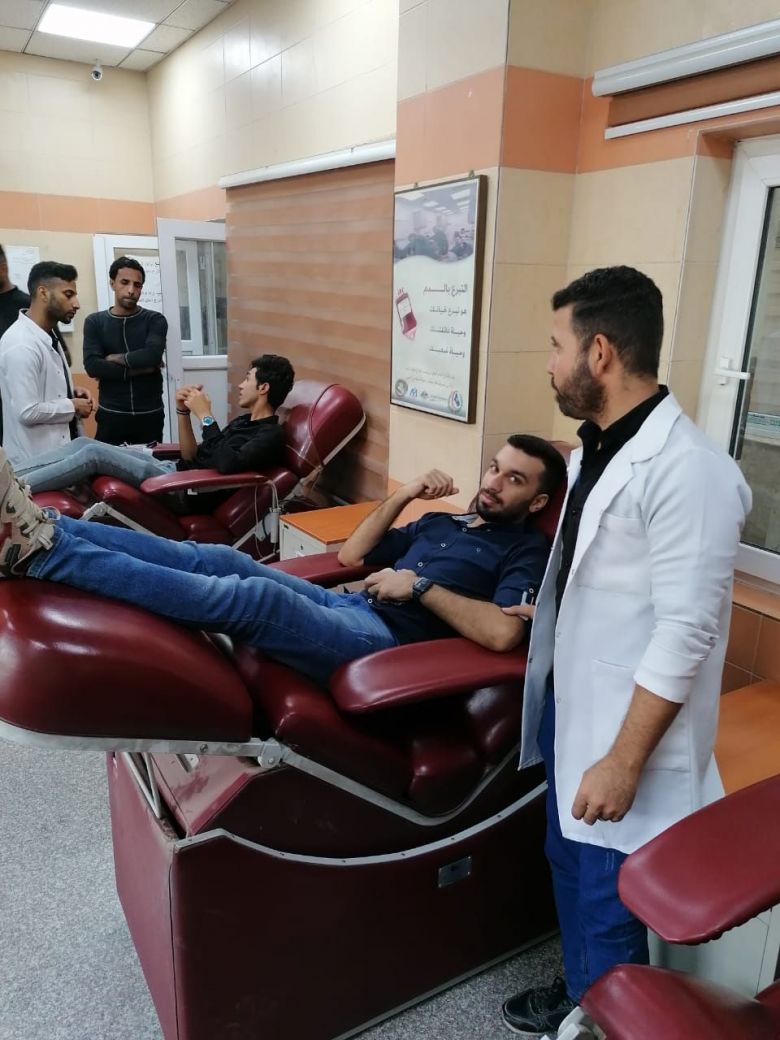 مصرف كربلاء المركزي يجمع ( 1400 ) قنينة دم إستعداداً لزيارة عاشوراء