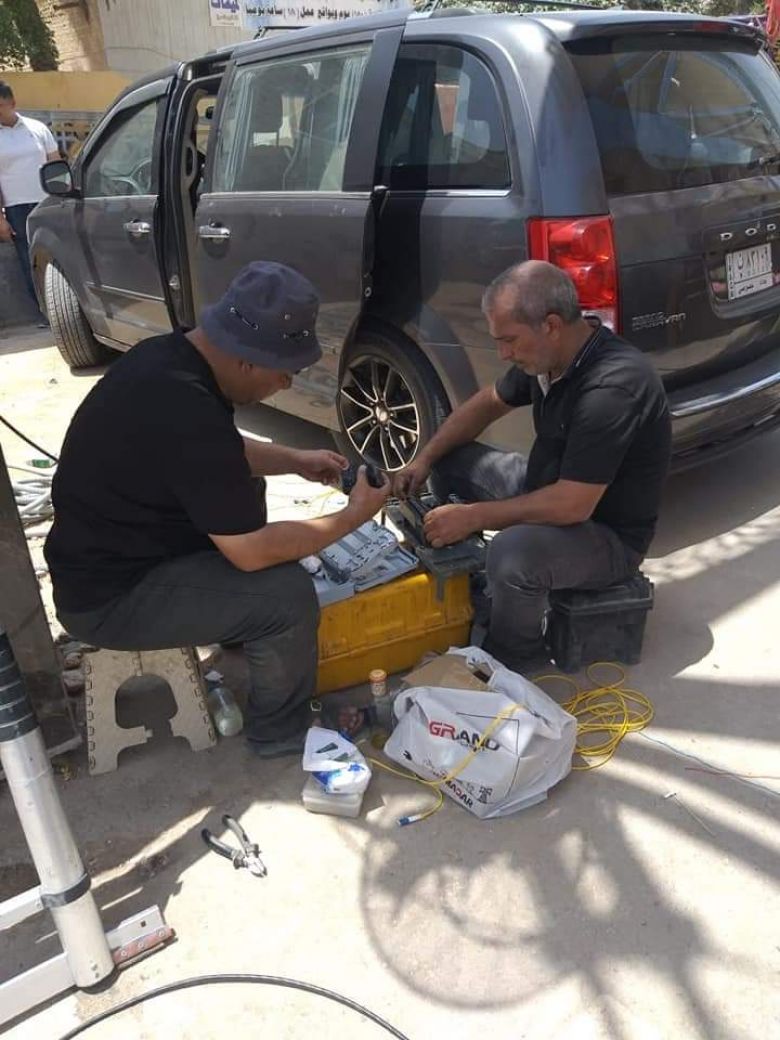 استعدادا لزيارة العاشر من محرم.. اتصالات كربلاء تنجز اعمال مد كابل ضوئي لطريق ركضة طويريج