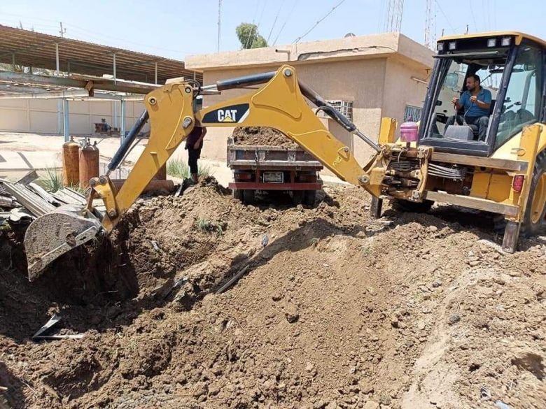 المباشرة بمشروع تغذية ثلاثة مجمعات ماء في ناحية الخيرات