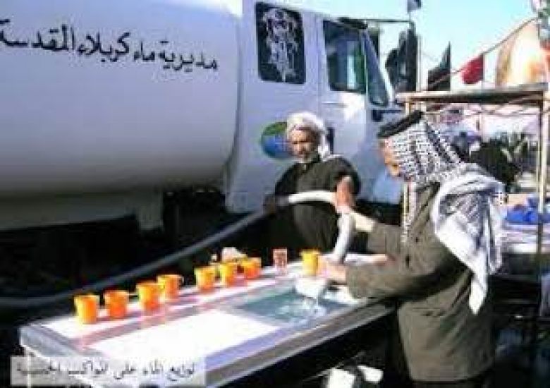 ماء كربلاء تعلن  صيانة المشاريع والمجمعات المائية استعداداً للزيارة الاربعينية