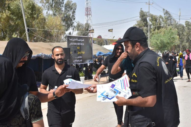 بهدف محاربة الشائعات.. شرطة كربلاء تطلق حملتها التثقيفية بين الزائرين بالذكرى المحمّدية الأليمة