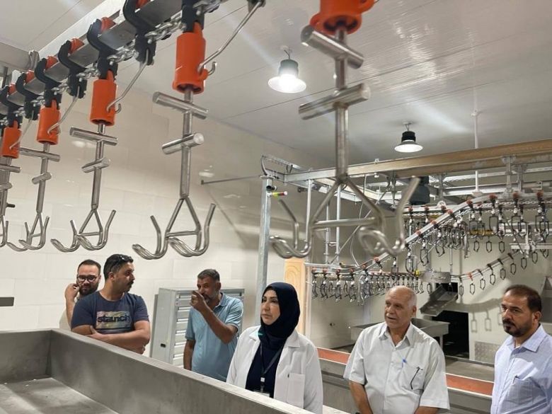 زراعة كربلاء تجري  كشفا موقعيا على شركة كربلاء للانتاج الحيواني