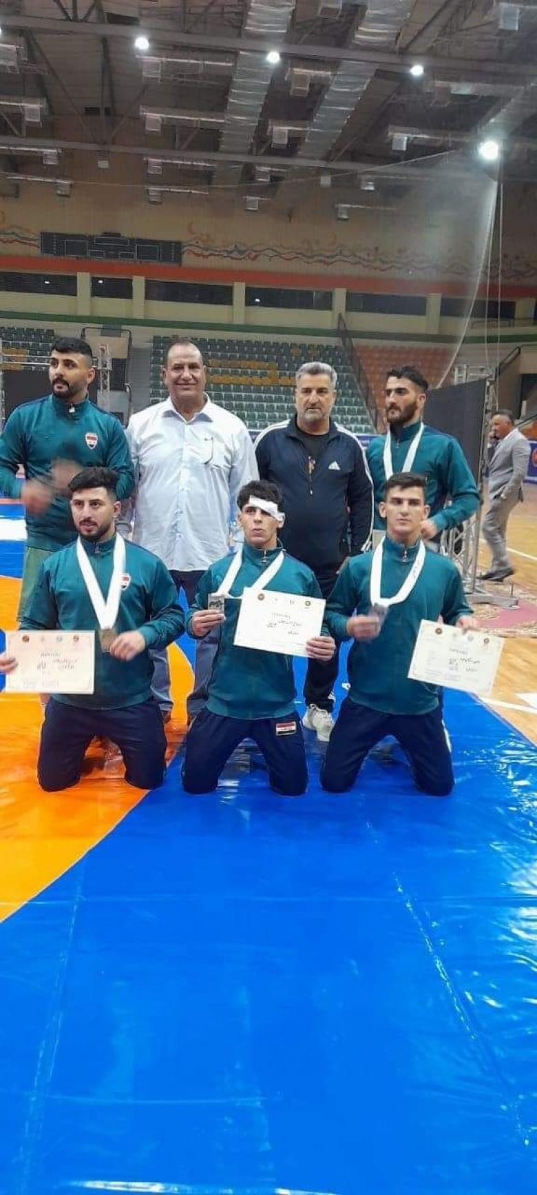 كربلائيون يهدون وطنهم الحبيب فوزاً مستحقاً ببطولة العرب للمصارعة الحرة