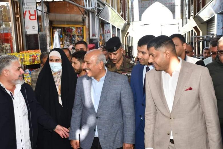 محافظ كربلاء يجري جولة ميدانية للمشاريع المهمة في قضاء الهندية