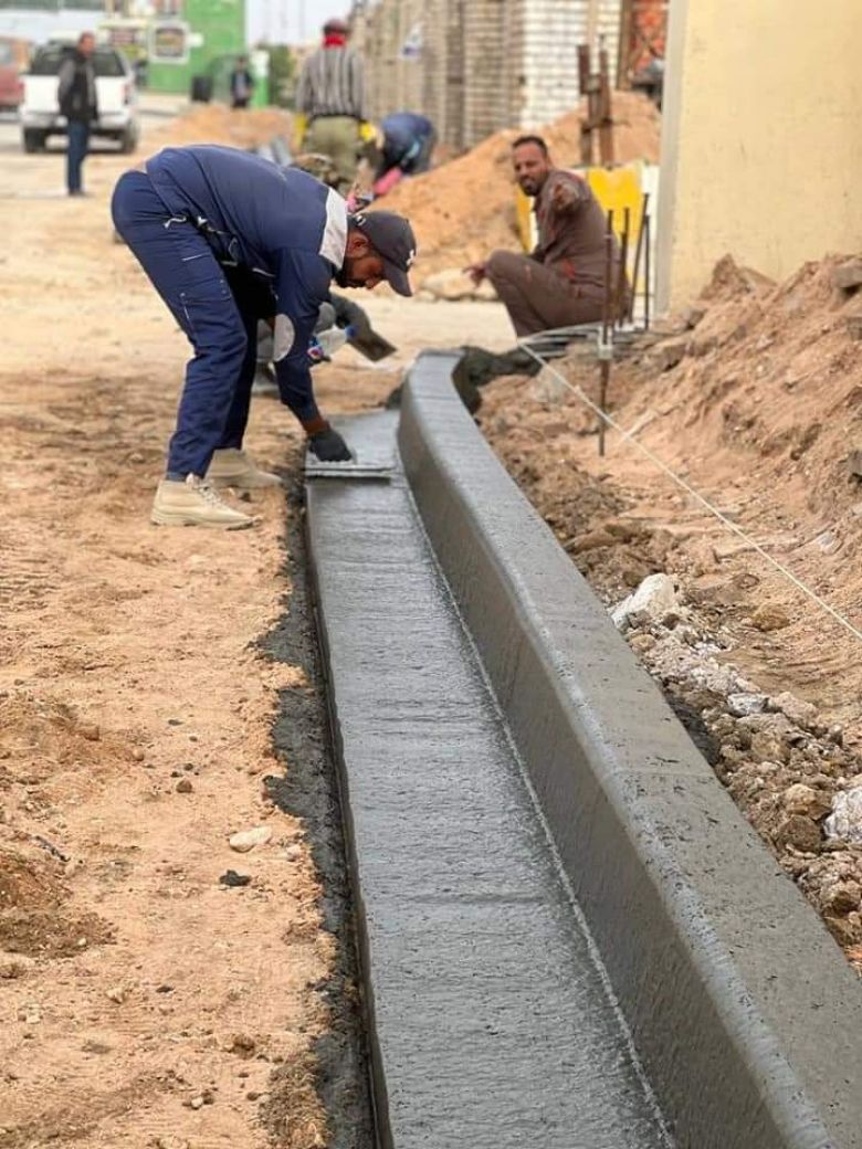 أعمال توسعة الشارع الرئيسي لقضاء الهندية تشارف على الانتهاء