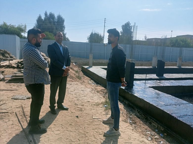 مواصلة العمل لإنجاز مدرسة رابعة في ناحية الخيرات