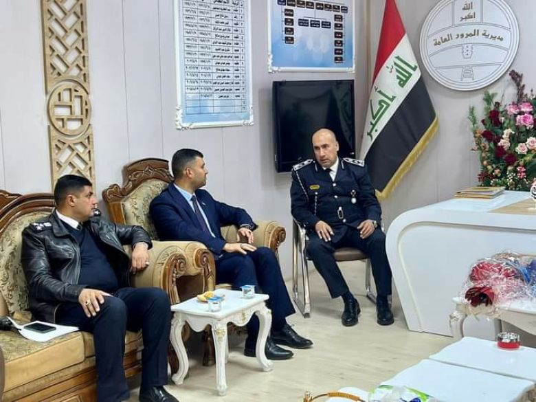 بعد تخصيص موقع له.. قائم مقام الهندية يبحث مع مدير المرور  فتح معمل لتسجيل المركبات داخل القضاء