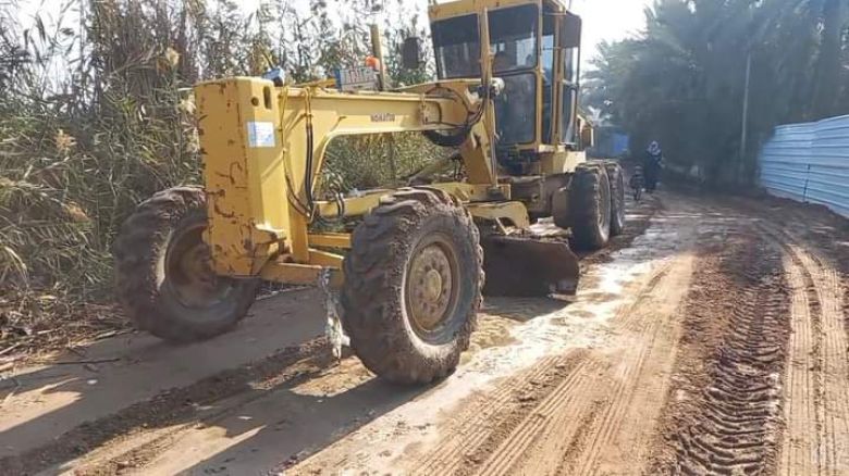 تنفيذ مشروع تطوير وتبليط الشارع الرئيسي لقضاء الجدول الغربي