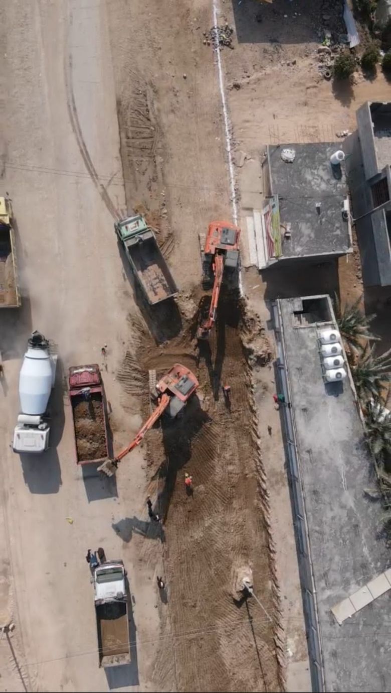 برعاية محافظ كربلاء.. المباشرة بتأهيل الطريق الرئيسي لقضاء الجدول الغربي