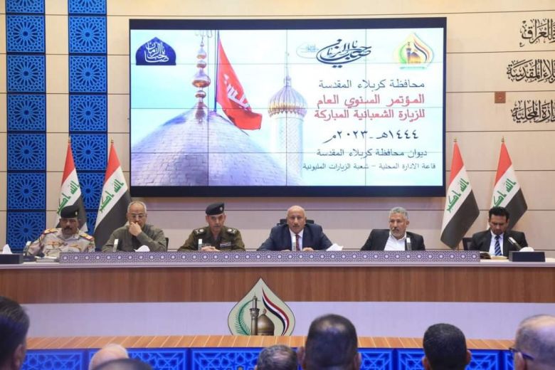 محافظ كربلاء يؤكد على تظافر الجهود لأنجاح الخطط الخاصة بالزيارة الشعبانية