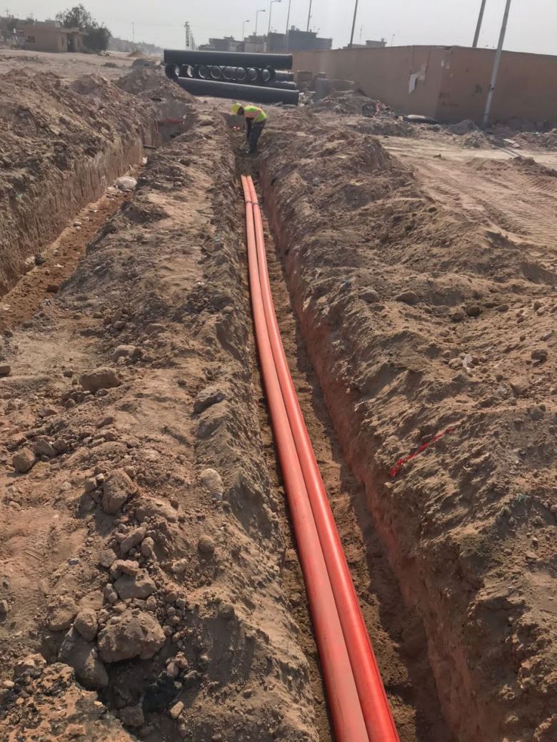 اتصالات كربلاء تنفذ شبكات نفاذ ضوئي ضمن مشروع تأهيل الشارع الواصل بين شارع النجف  إلى الحزام الاخضر 